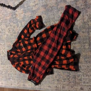 Youth XL Calvin Klein robe and pajama pants.